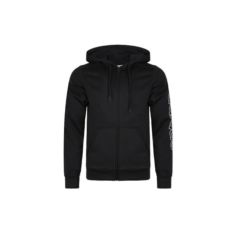 adidas originals Sports Stylish hooded Knit Jacket Black Men s DU0364 XL
