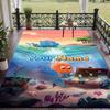 Custom Text Amazing World of Gumball Pattern Floor Rug Soft Indoor Carpet Mat Living Room Bedroom