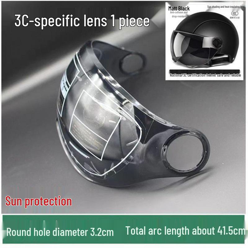 

Breathable Summer Electric Scooter Helmet - Sun Protection, 3C Standard, Unisex, Half-Helmet Thickened EPS Cushion