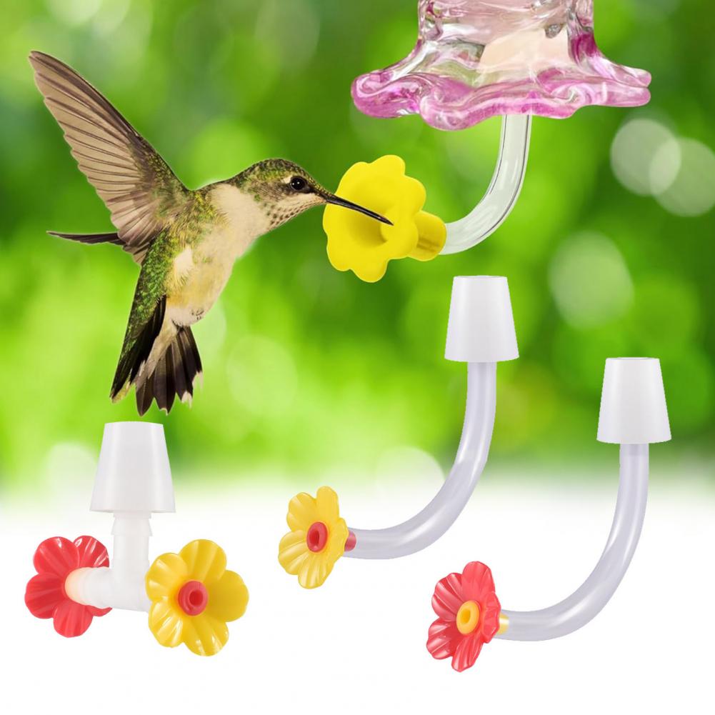 S Lover Gift Ideas Humming Feeder Replacement Parts Floral Tip Tubes for Diy Feeders Single/double Head Water Feeding Tube