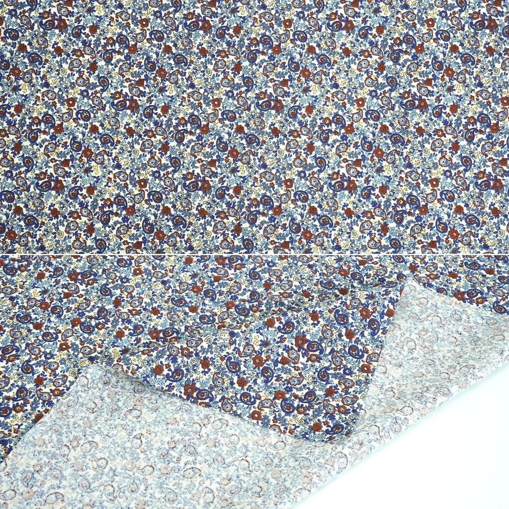 Set 7 Bucăți Material cu Imprimeu Floral Drăguț pentru Artizanat DIY, Resturi, 46x56cm,