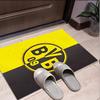 Borussia Dortmund Pattern Rug, Indoor/Outdoor Mat, for Picnic, Gameroom, Bedroom, Office, Living Room, Home Decor Carpet, Birthday Gift