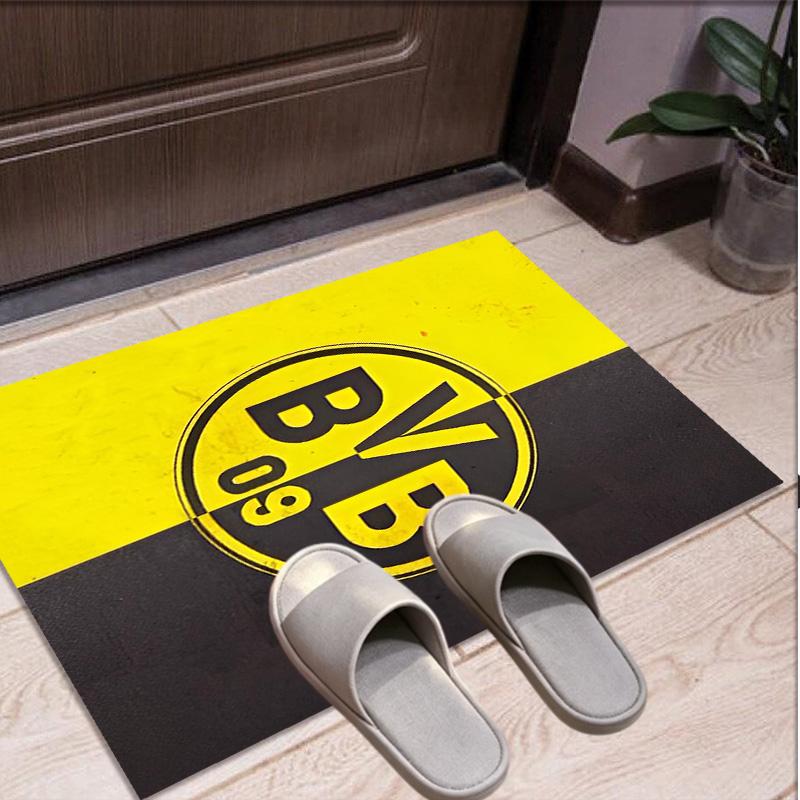 Borussia Dortmund Pattern Rug, Indoor/Outdoor Mat, for Picnic, Gameroom, Bedroom, Office, Living Room, Home Decor Carpet, Birthday Gift