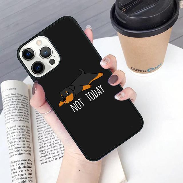 Cute Rottweiler Dog phone Case Cover For iPhone 17 Air 16 15 14 Plus For apple 16 11 12 13 Pro Ma coque