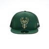 New Era 9FIFTY Snapback Mesh NBA Milwaukee Bucks Cap,