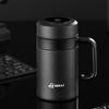 Titanium Double-walled Vacuum Thermal Insulation Cup with Filter Portable Tea Coffee with Lid Water Bottle