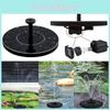 Fountain Power Solar Pool Floating Water Pump Solar Panel Garden Scenery Plants