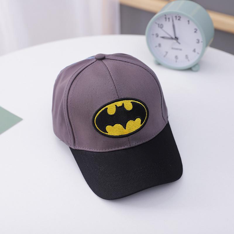 Batman Superman Kids Baseball Cap With Breathable Cotton And Short Brim