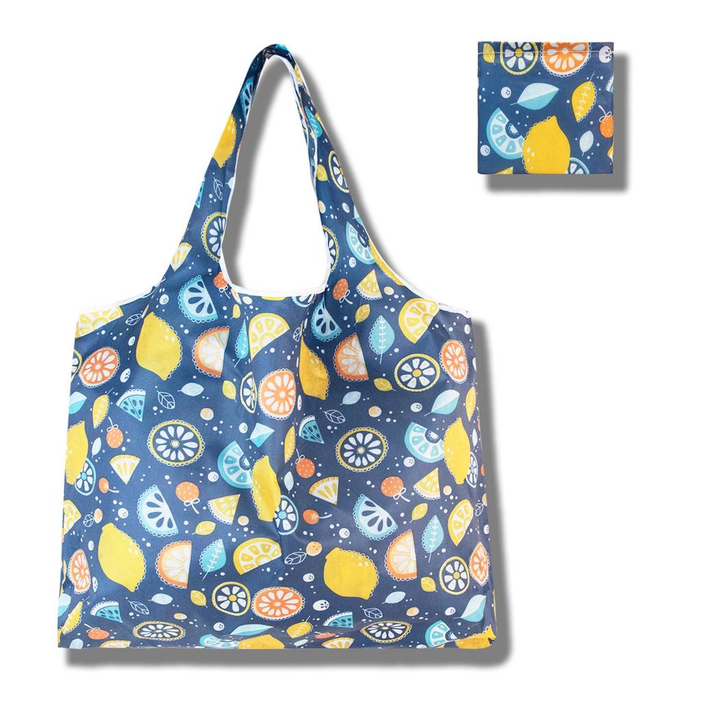 Eco-Friendly Large Capacity Foldable Tote Bag - Creative, Portable, Printed, and In Stock