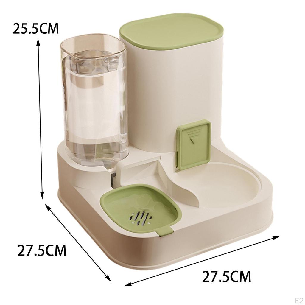2 In 1 Gravity Pet Bowl, Dry Food Bowl And Watering Accessories for Cats, Kittens