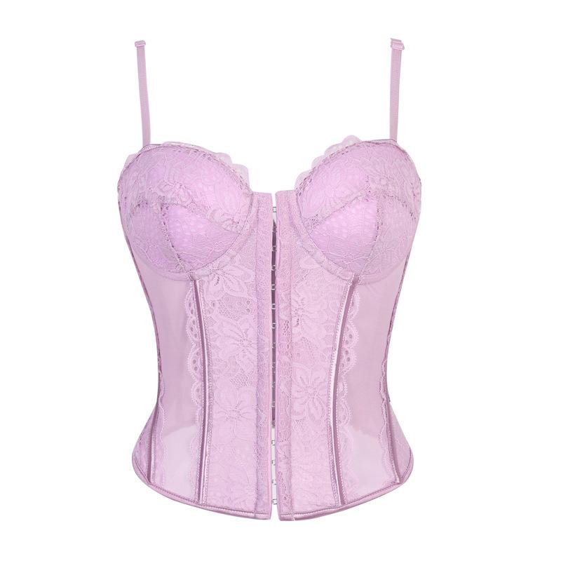 Women S Lace Boned Corset Top Slimming Shapewear For Evening Dress