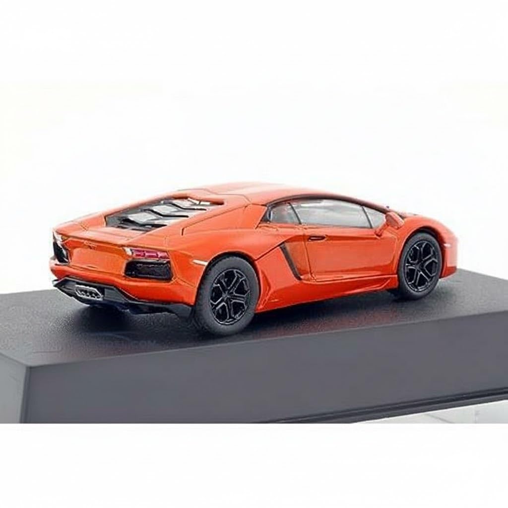 Lamborghini Aventador Die-Cast Model 1/43 AVENTADOR LP700-4 2010 (Orange) with Case