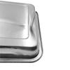 Stainless Steel Square Tray Sterilization Tray Surgical Tray 2 Sizes Surgical Medical Dental Storage Tray Lab Instrument Tray