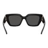 Burberry 4472U Logo Frame Irregular Sunglasses Unisex Sunglasses Black 0BE4472U