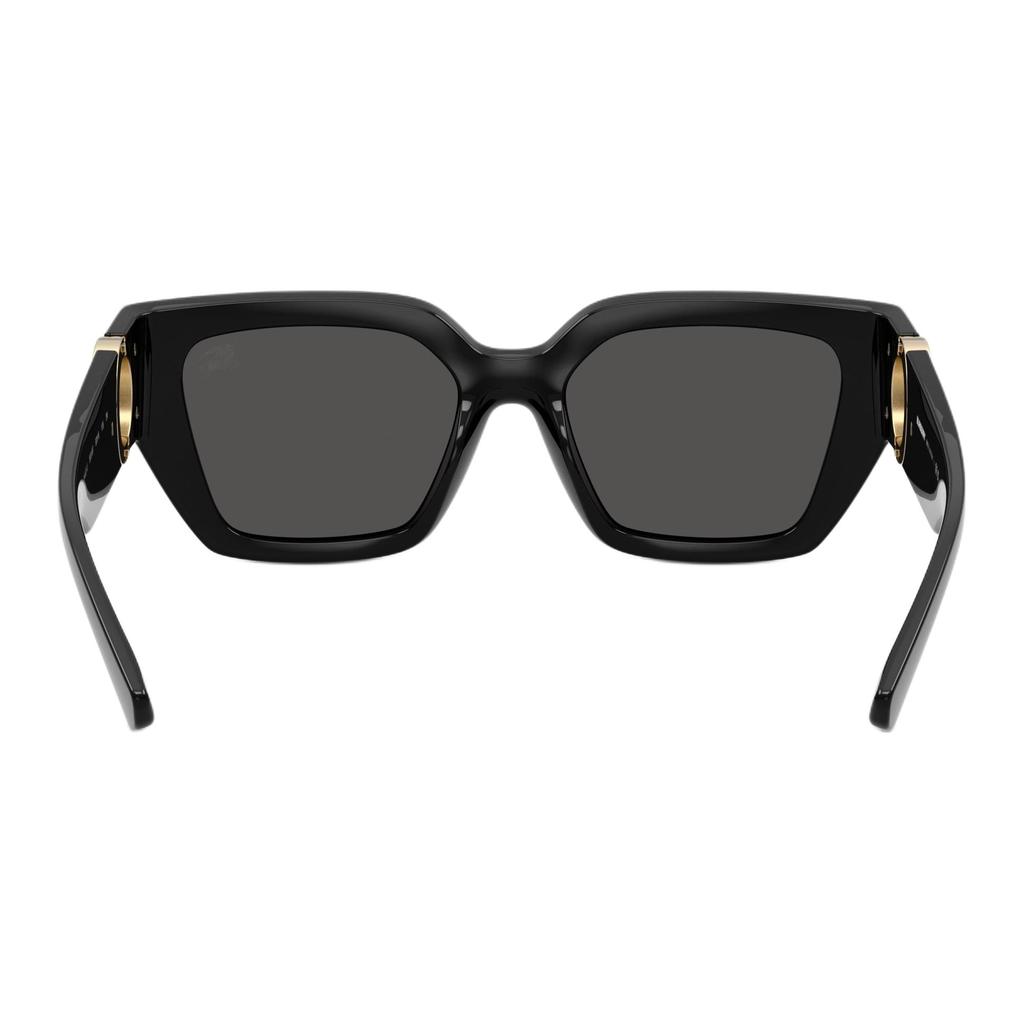 Burberry 4472U Logo Frame Irregular Sunglasses Unisex Sunglasses Black 0BE4472U