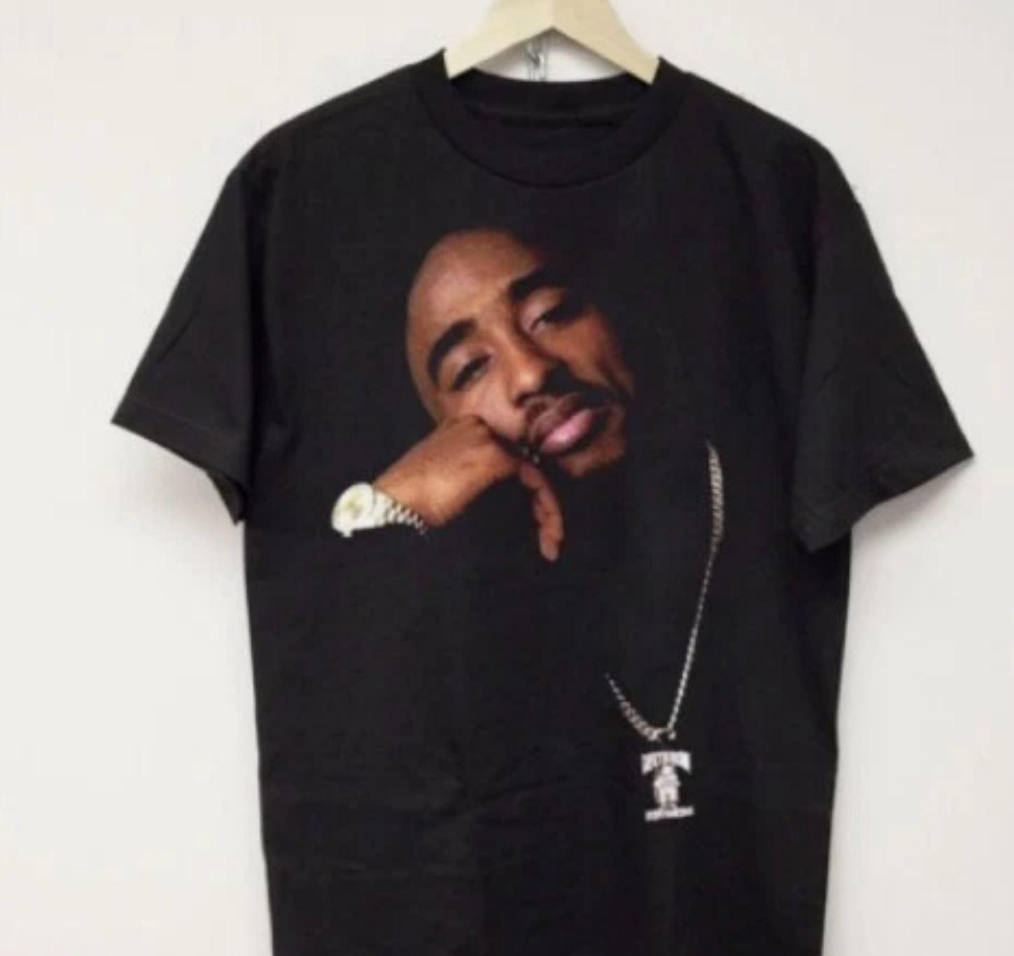 TUPAC SHAKUR T-SHIRT 2pac Vintage Rap Tee Cotton Tee Vintage Gift For Men Women XL