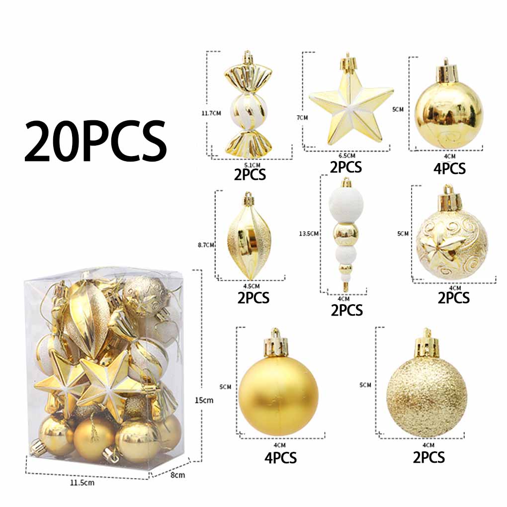 Рождественское украшение Подвеска в виде елочного шара, набор украшений в виде шишки и конфет, подарочная коробка с подвеской для рождественского украшения дома