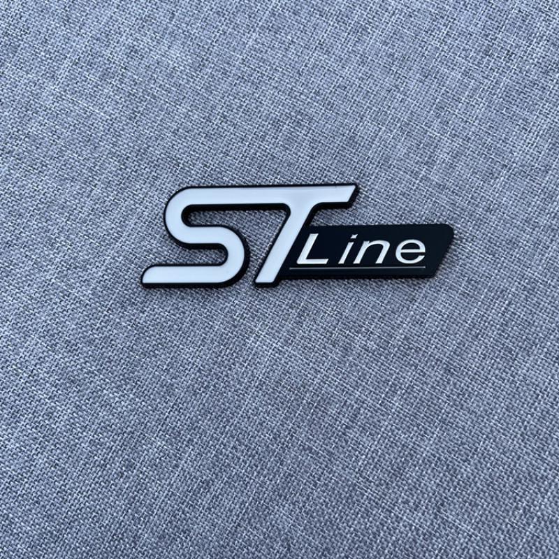 Metal New Style Ford Focus Mk4 STline Lommel Kuga Mk3 ST Line Car Sticker Stline Front Grille Emblem Rear Sticker