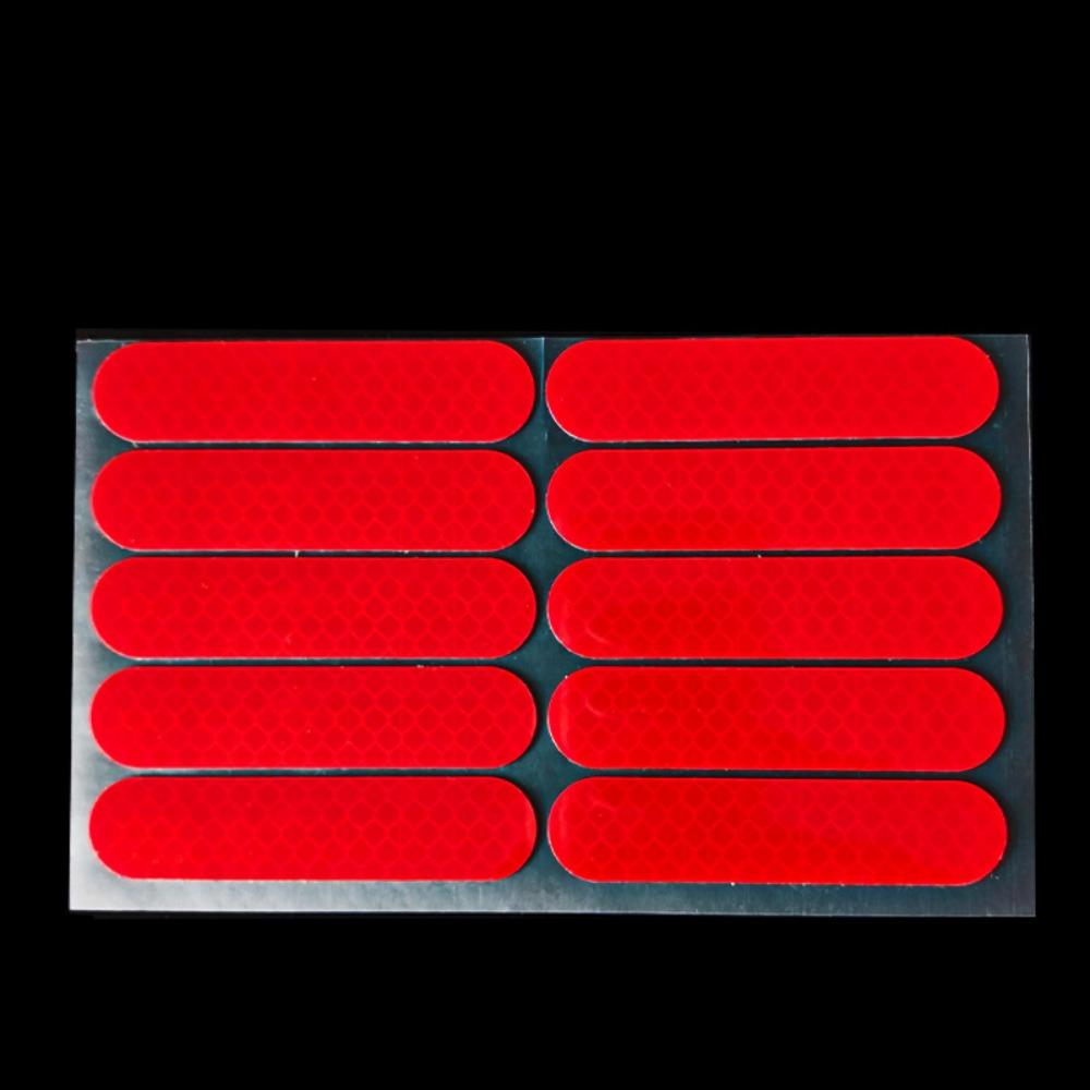 200Pcs Wear-Resistant Car Reflector Tape Creative Safety Warning Patches Night Riding
