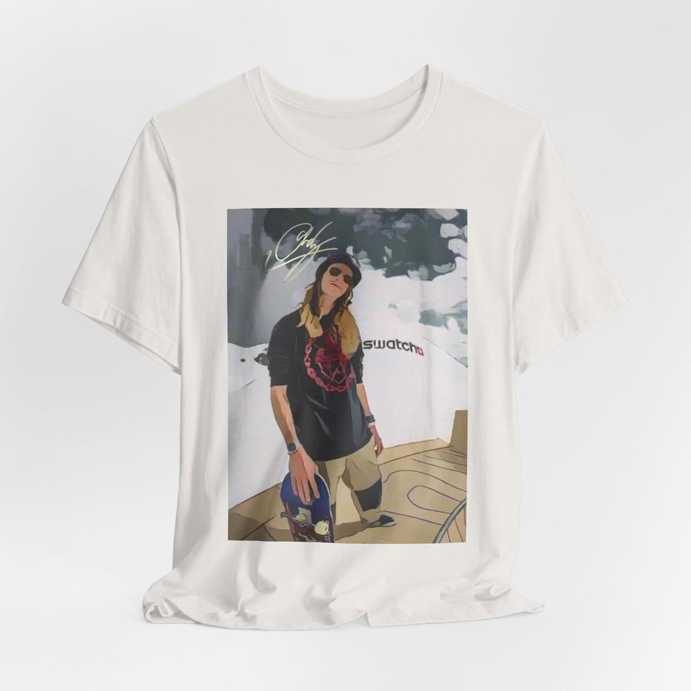 Andy Anderson Pro Skater Cartoon Style Skateboard T-Shirt Unisex T-Shirt M