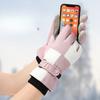 Winter Ski Gloves Thickened Waterproof Touch Screen Plus Velvet Outdoor Cycling Electric Bike Windproof Cold Warm Gloves