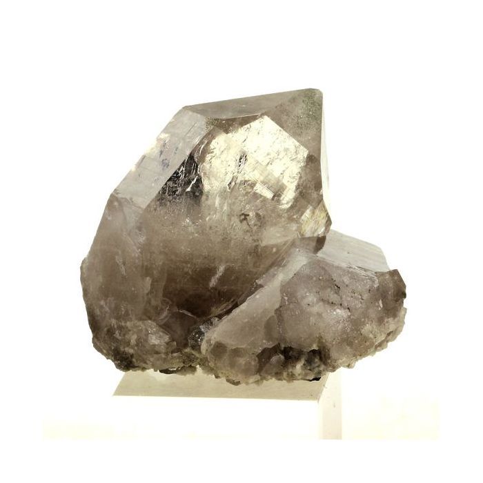 Pierres et Minéraux. Quartz fumé. 404.0 ct. Massif du Mont-Blanc, Haute-Savoie, France..