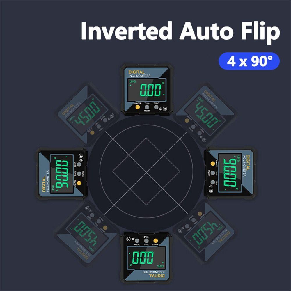 1Pcs Electronic Magnetlc Digital Angle Finder LCD Display Angle Level Ruler  for Automobile Test