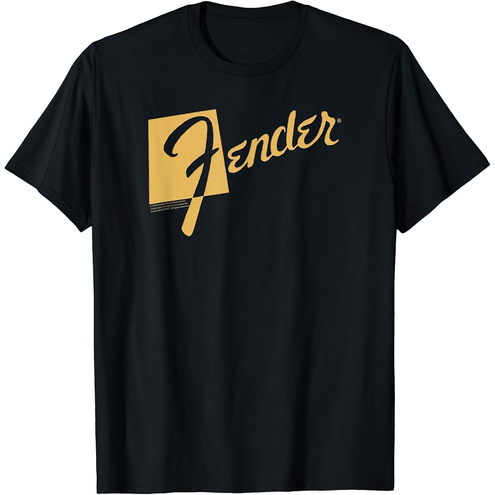 Fender Retro Text Logo Tee