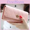 Classic Women Long Crown Wallet With Pu Material And Multi Function Storage For Daily Use