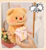 Large Plush Butter Bear Bouquet Doll for Hugging and Sleeping