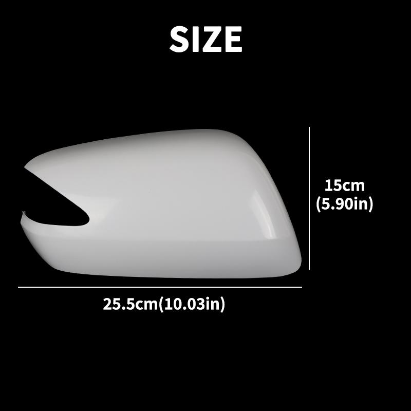 Side Rearview Mirror Cap Cover For Honda Fit Jazz 2009 2010 2011 2012 2013 Door Wing Side Mirror Housing With Signal Lamp Hole