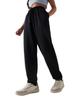 Bewakoof Women's Solid Oversized Fit Terry Joggers_646688_Black_M