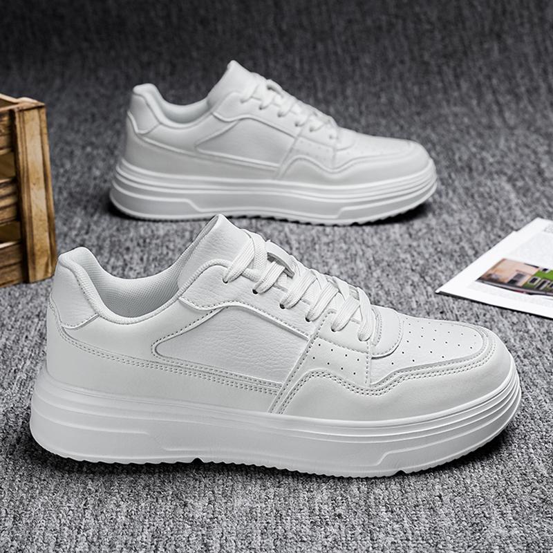Men's Sports Shoes Soft Sole Ultra Lightweight Breathable Non-slip Wear-resistant Large Size Genuine Leather Sports Shoes