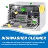 JAKEHOE Dishwasher Cleaner Tablets for Stubborn Stains, Grease, and Odors