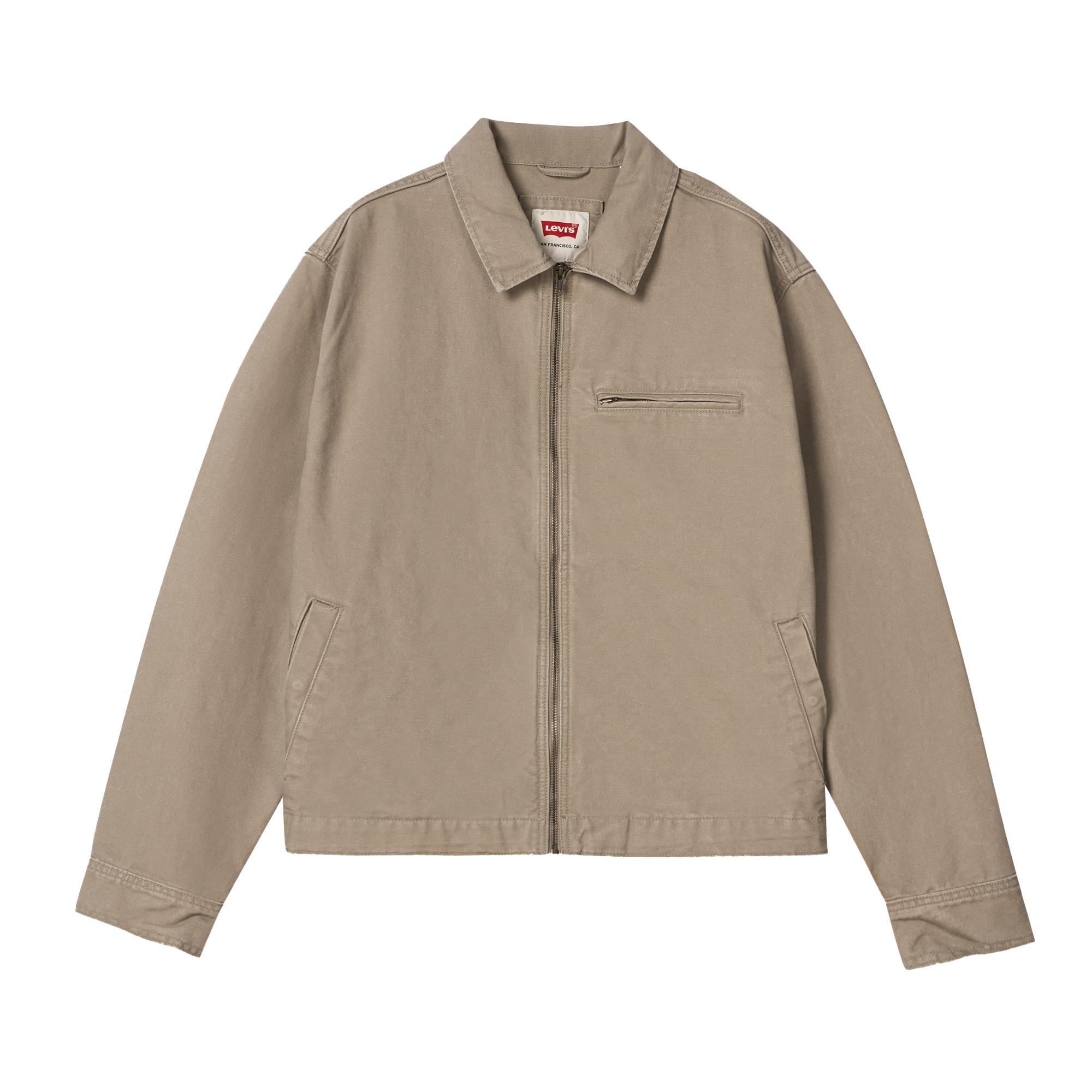 

Levi s Workwear Hooded Canvas Utility Jacket Washed Brown Men 005BL-0003 S