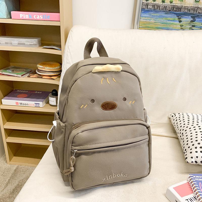 Schoolbag Junior high school student schoolbag female cute large capacity removable transparent pain bag ins wind backpack cartoon student backpack