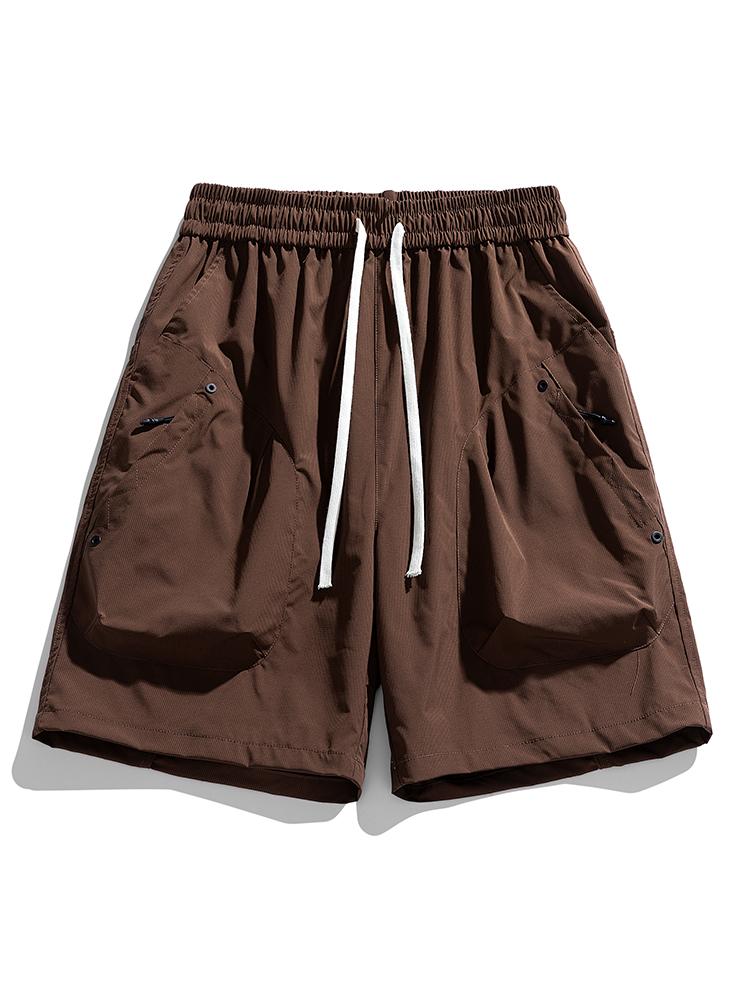 Men's Casual Shorts, Ice Silk Outdoor Workwear Shorts, Men's Quick Drying Shorts, Loose Sports Pants