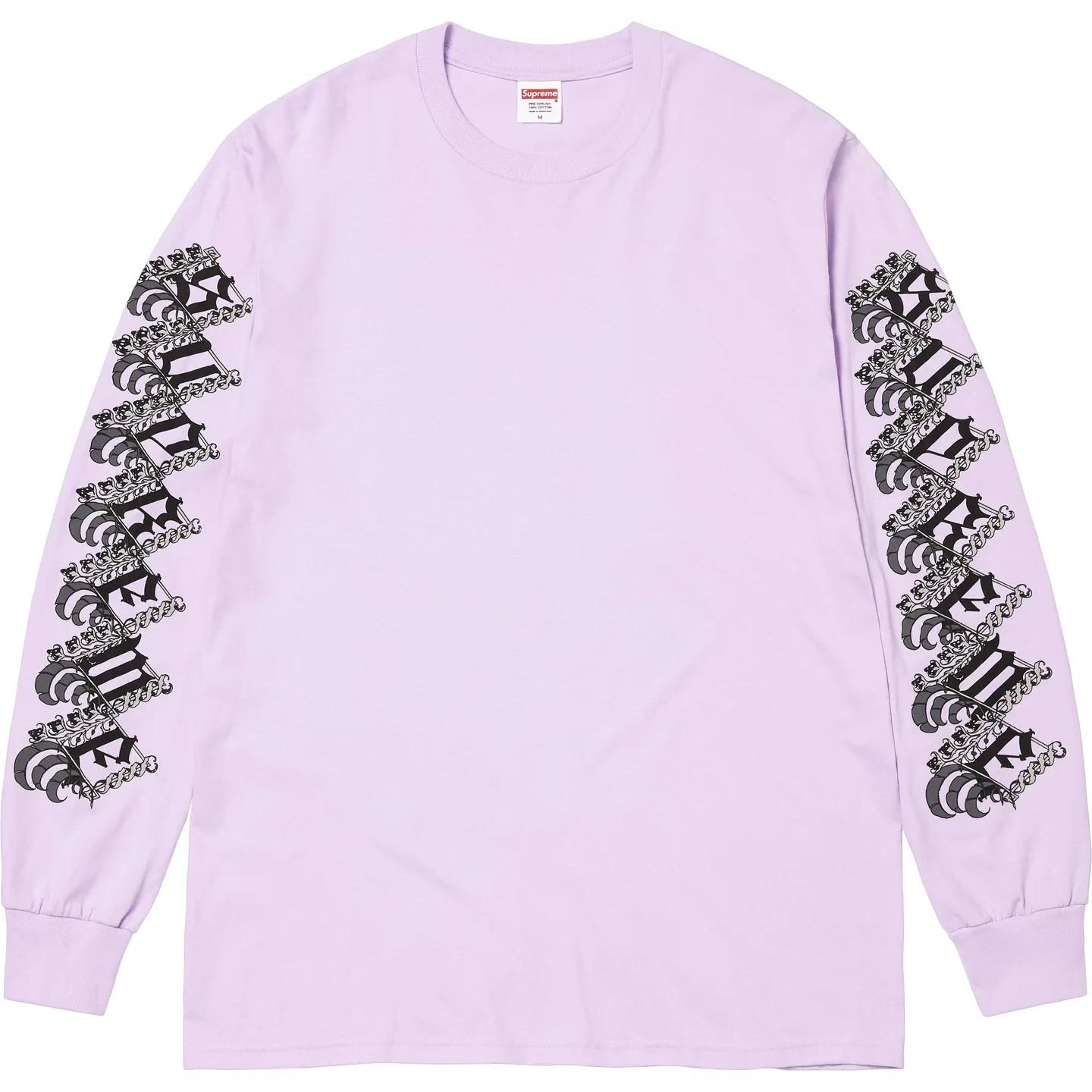Supreme Strawberries L/S Tee Light Purple M