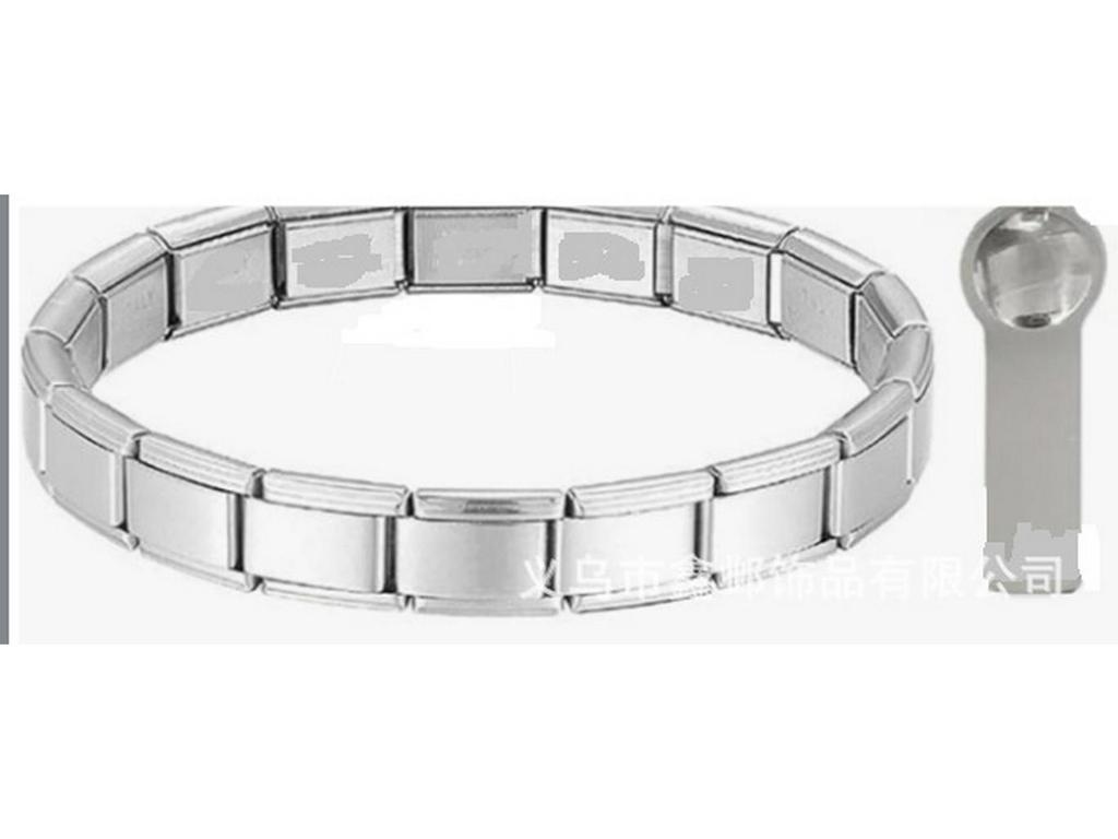 Beliebtes modulares Titanstahlarmband - Stilvolles DIY-Accessoire für Jugendpartys