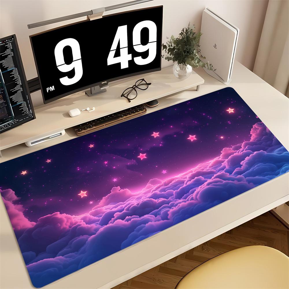 XXL Art Landscapes Mouse Pad Rubber Anti-slip Desk Mat Gamer Pc Accessories Keyboard Gaming Mat Keypad Expansion Mousepad