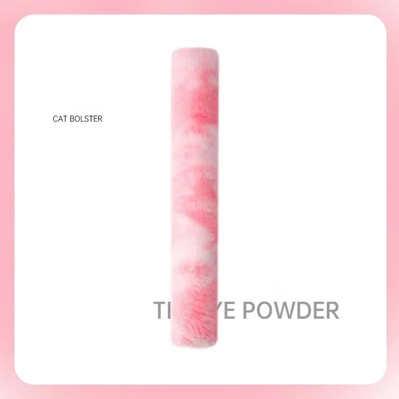 Plush Gradient Pillow Toy Cat Biting Cat Teaser Teeth Grinding Rod Catnip Soft Bite Resistant Bolster Pet Companion Toy Supplies