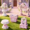 Ornamente Micro Peisaj Decorațiuni Mini Scenă de Nuntă cu Arcada Buchete Torturi Cutii de Inele Accesorii Grădină Rășină DIY Idei de Cadouri Romantice