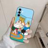 F-Family Funny Guy Phone Case For Samsung Galaxy A73,A72,A71,A70,A53,A52,A51,Others Soft Black Cover