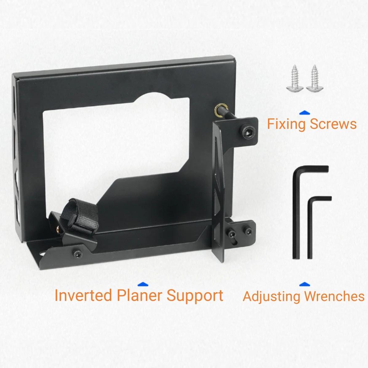 

Flip Planer Stand- Electric Planer Inverted Bracket, Woodworking Planing Support Practical Household Flip Mount Tool Steel- Rac