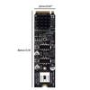 Scheda di espansione M2 M-key NVME PCIE a 2 porte USB3 10G Adattatore chip ad alte prestazioni ASM3142 con dissipatore di calore