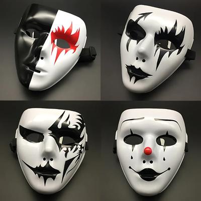 1-20PCS Halloween Cosplay Masquerade Mask Full Face Hand Painted Design for Kids and Adults Party Decoration Costume Accessories