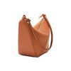 Loewe Hammock Hobo Embossed Letter Puzzle Zipper Closure Leather Hobo Bag Women Hobo Bag Brown A538G13X01-2530