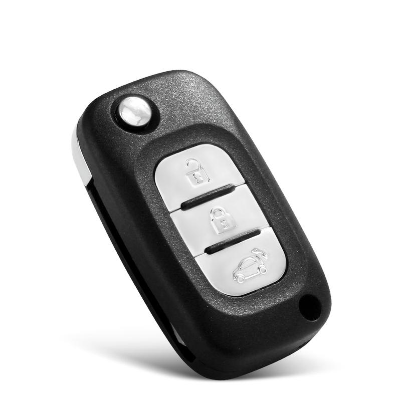 KEYYOU 3/4 Button For Mercedes Benz Smart Fortwo 453 Forfour 2015 2016 2017 Flip Remote Car Key Shell Case Cover Fob Folding Key