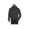 Adidas Logo Print Striped Hoodie Men Tops Black IB8381