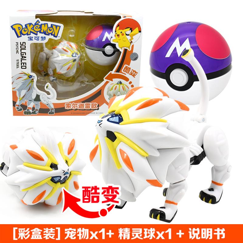 Pokemon Pikachu Action Morphing Pokeballs Transformation Pvc Toys For Children Charizard Mewtwo Blastoise Venusaur Gyarados Gift